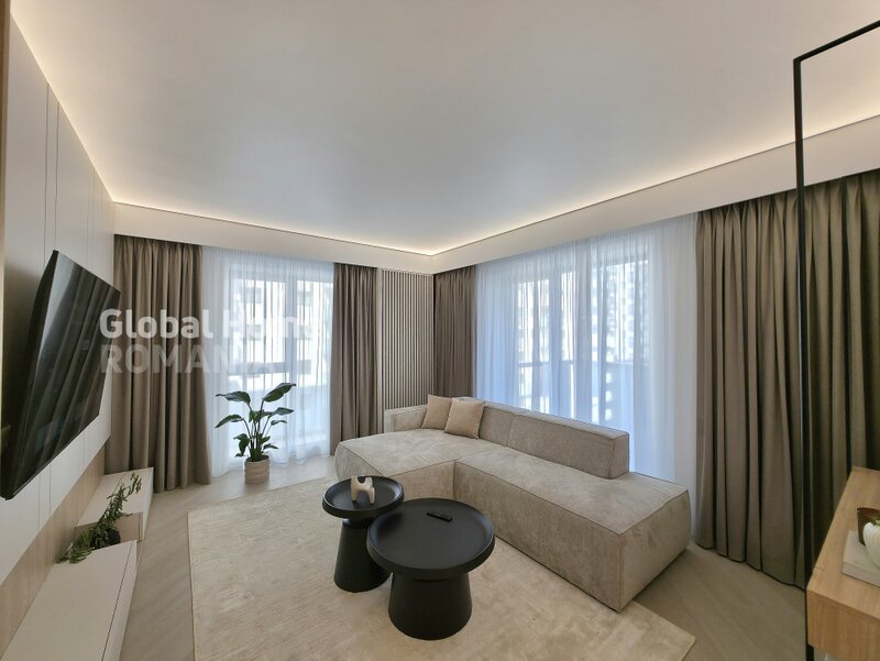 Pipera Designer Finishes  3 Rooms Apartment + Terrace + Parking  Cortina North Pipera