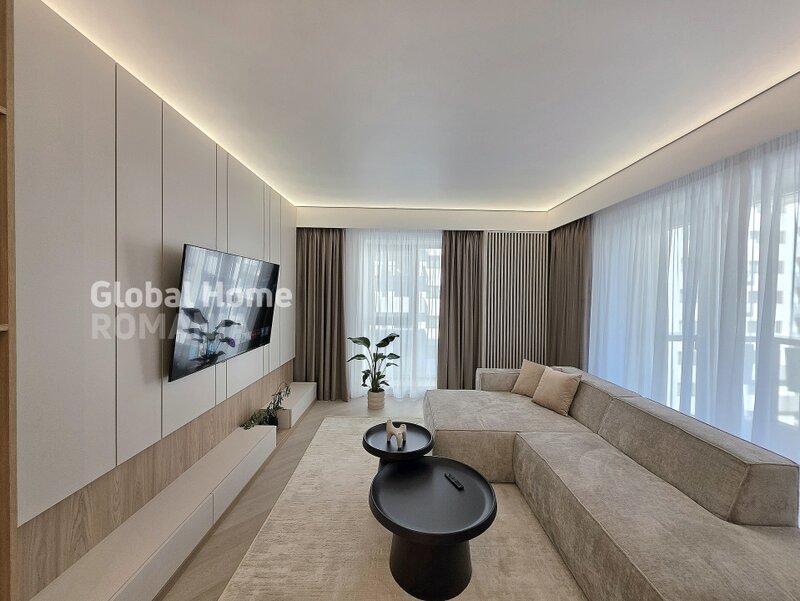 Pipera Designer Finishes  3 Rooms Apartment + Terrace + Parking  Cortina North Pipera