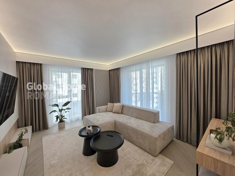 Pipera Designer Finishes  3 Rooms Apartment + Terrace + Parking  Cortina North Pipera