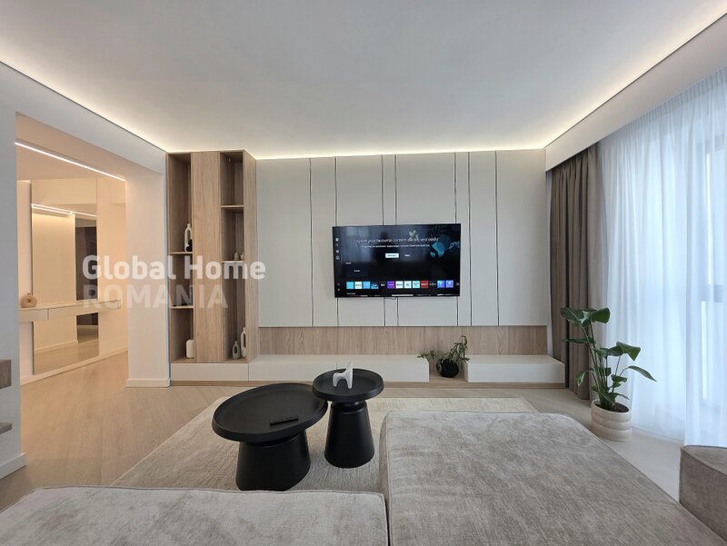 Pipera Designer Finishes  3 Rooms Apartment + Terrace + Parking  Cortina North Pipera